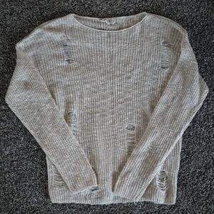 Cozy Beige Long Sleeve Knit Top